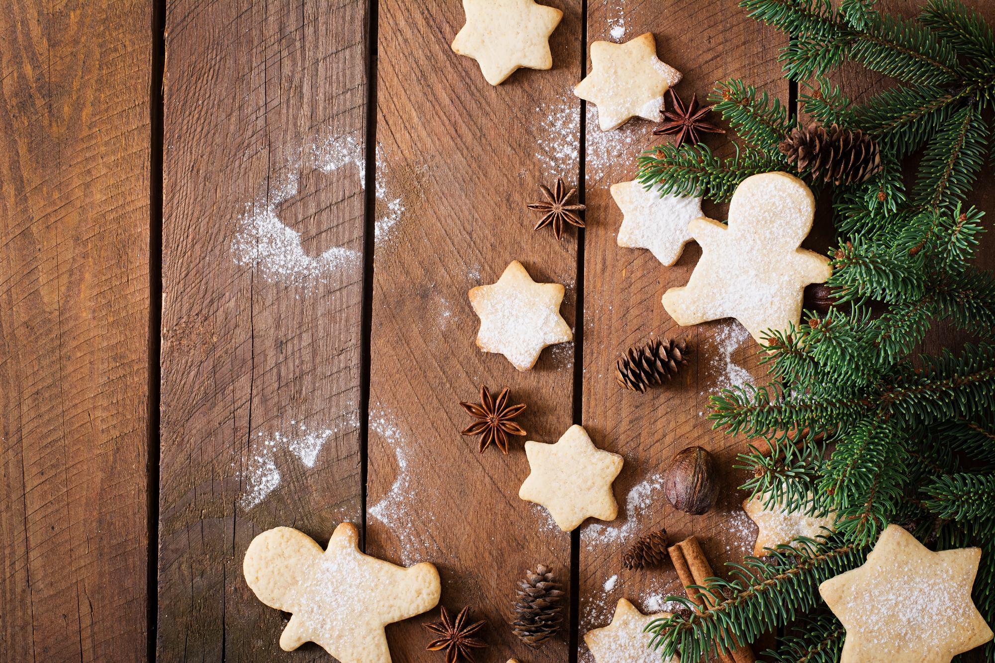 Christmas Tree and Gingerbread